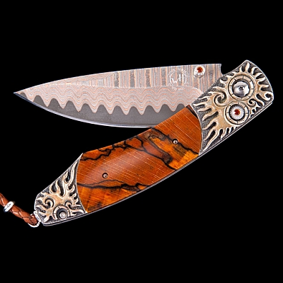 SPEARPOINT MAYAN FLAME KNIFE