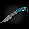 SPEARPOINT RICHARD PETTY TURQUOISE FOLDING KNIFE