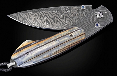 SPEARPOINT STORMS END FOSSIL MAMMOTH TOOTH FOLDING KNIFE