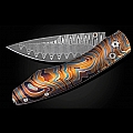 SPEARPOINT TOPO TITANIUM LASER ENGRAVED FOLDING KNIFE