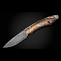 SPEARPOINT TOPO TITANIUM LASER ENGRAVED FOLDING KNIFE