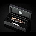 SPEARPOINT TOPO TITANIUM LASER ENGRAVED FOLDING KNIFE