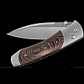 TITANIUM, STAINLESS & CARBON FIBER W COPPER FOLDING KNIFE