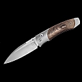TITANIUM, STAINLESS & CARBON FIBER W COPPER FOLDING KNIFE