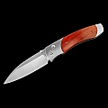 TITANIUM, STAINLESS & COCOBOLO WOOD FOLDING KNIFE