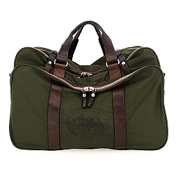 MILITARE NYLON LEATHER TRIM WEEKEND DUFFLE