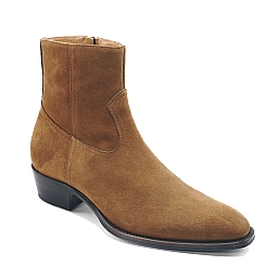 PIK CIGAR SUEDE SIDE ZIP LOW BOOT