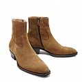 PIK CIGAR SUEDE SIDE ZIP LOW BOOT