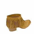 RACHELLE CASHMERE SUEDE FRINGE BOOTIE