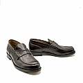 BROWN CLASSIC PERFORATED X LOAFERS